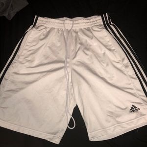 White Adidas Shorts